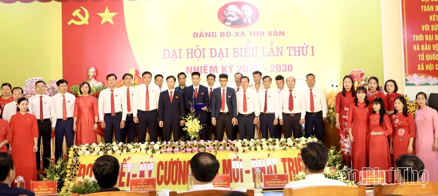 Đại hội đại biểu Đảng bộ xã Thọ Văn lần thứ I, nhiệm kỳ 2025-2030