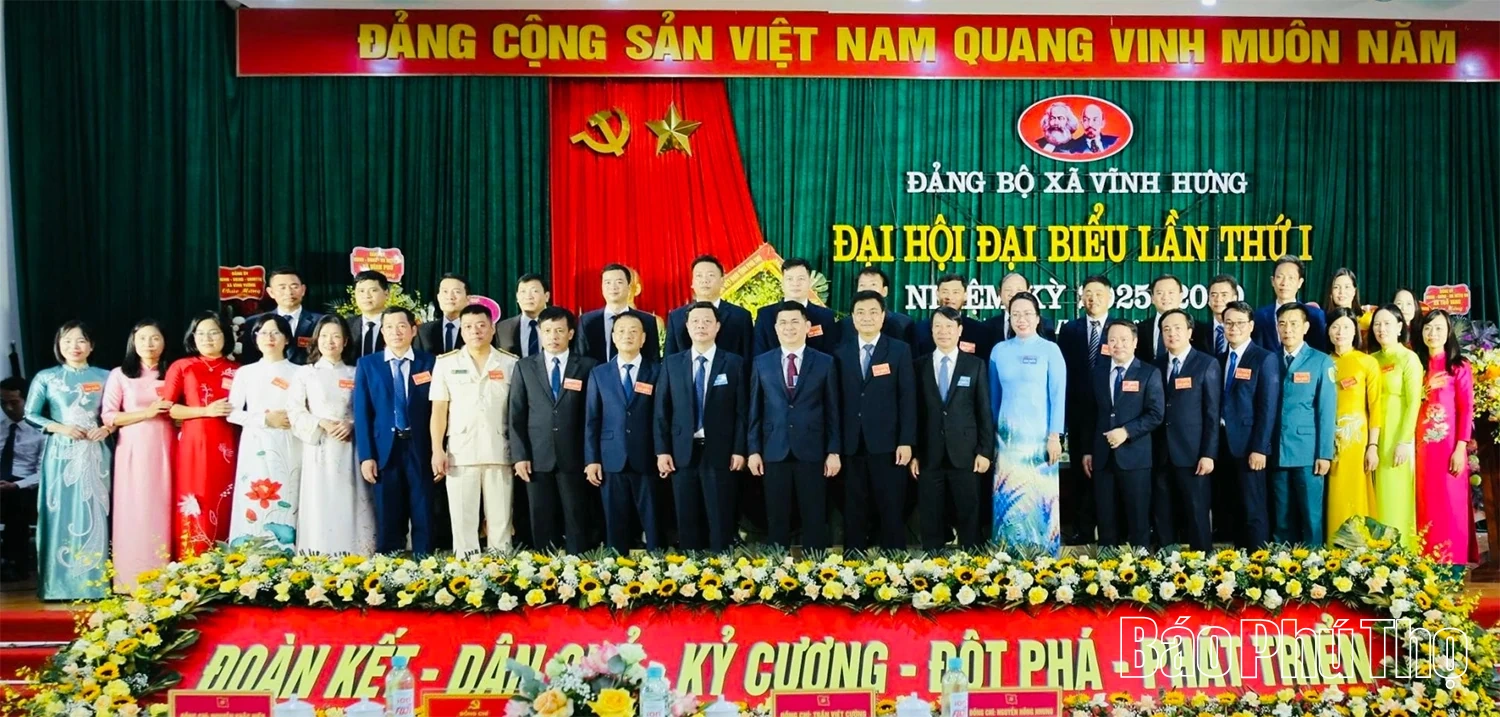 Đại hội đại biểu Đảng bộ xã Vĩnh Hưng lần thứ I