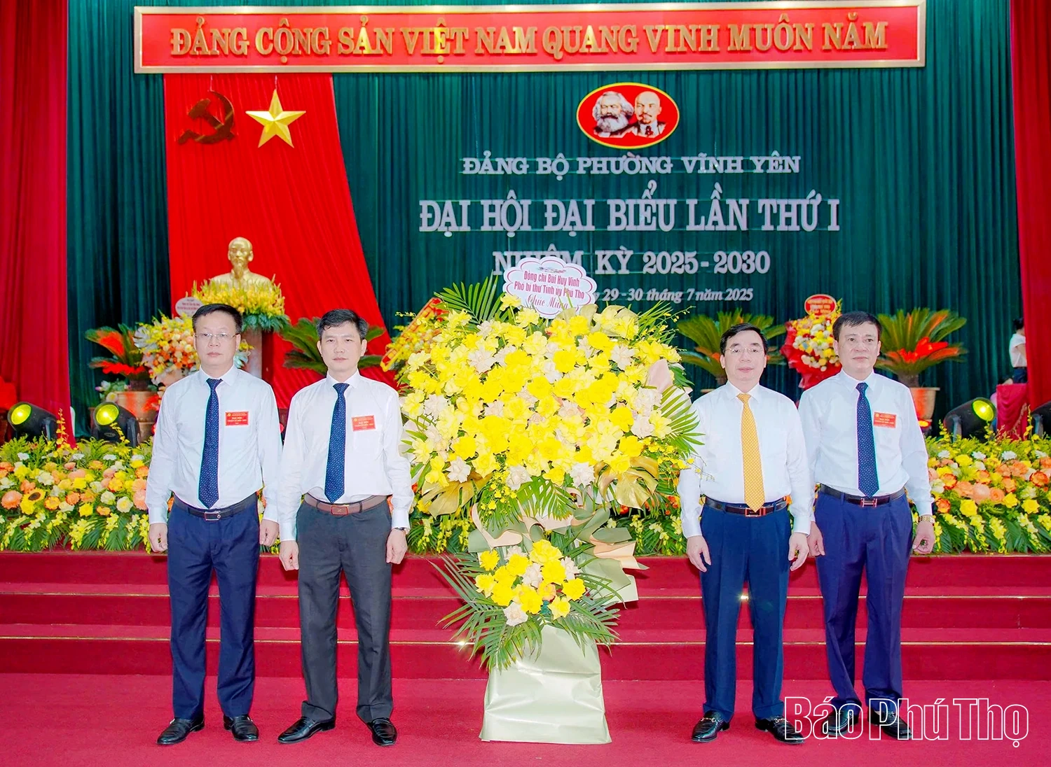 Đại hội đại biểu Đảng bộ phường Vĩnh Yên lần thứ I nhiệm kỳ 2025-2030