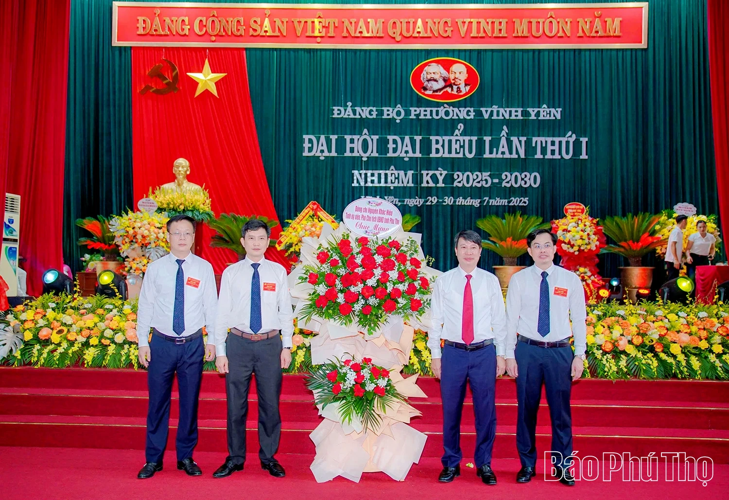 Đại hội đại biểu Đảng bộ phường Vĩnh Yên lần thứ I nhiệm kỳ 2025-2030