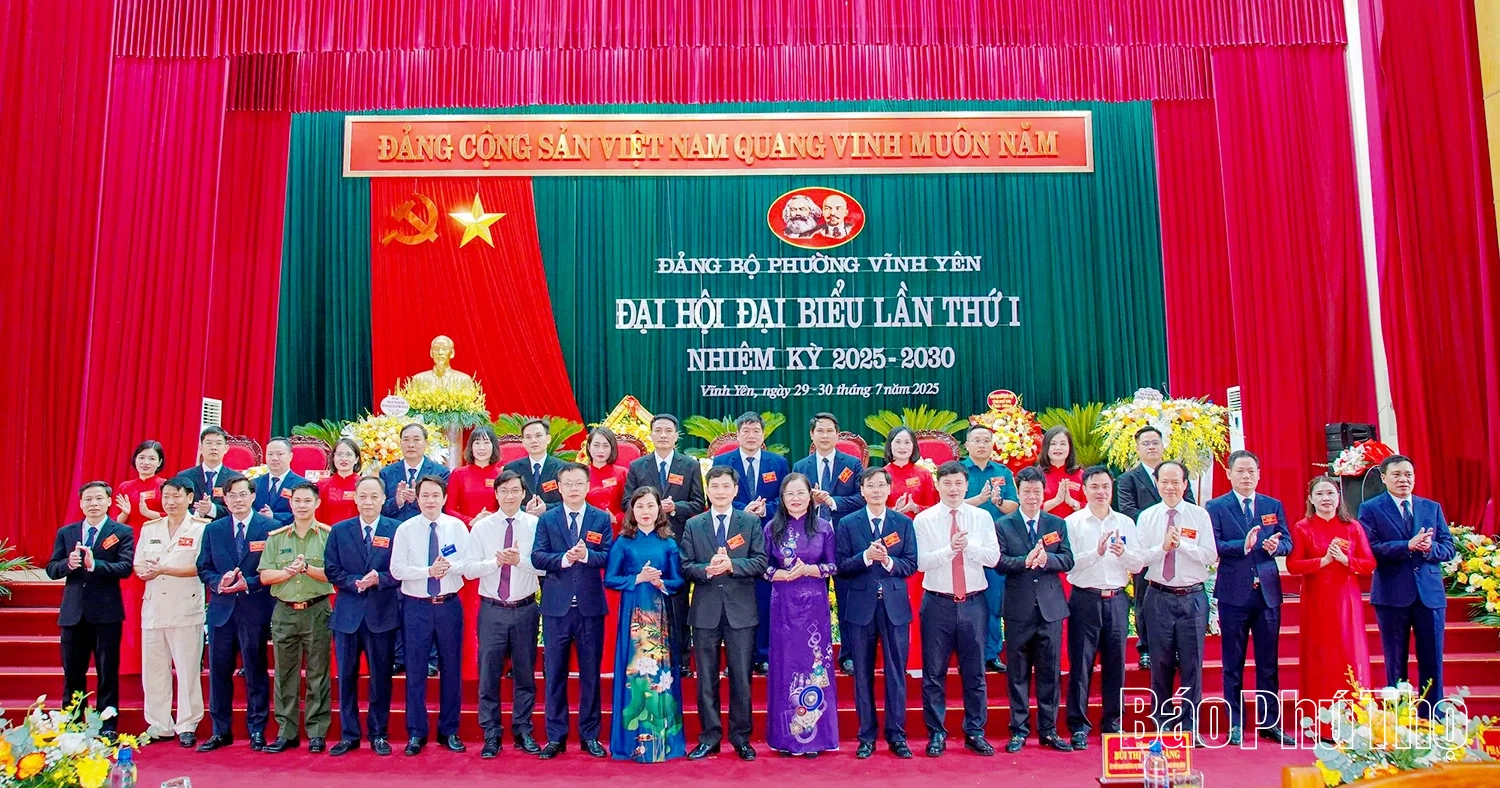 Đại hội đại biểu Đảng bộ phường Vĩnh Yên lần thứ I nhiệm kỳ 2025-2030