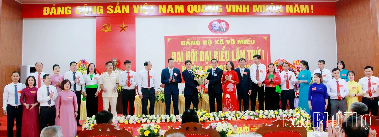 Đại hội đại biểu Đảng bộ xã Võ Miếu lần thứ I, nhiệm kỳ 2025-2030