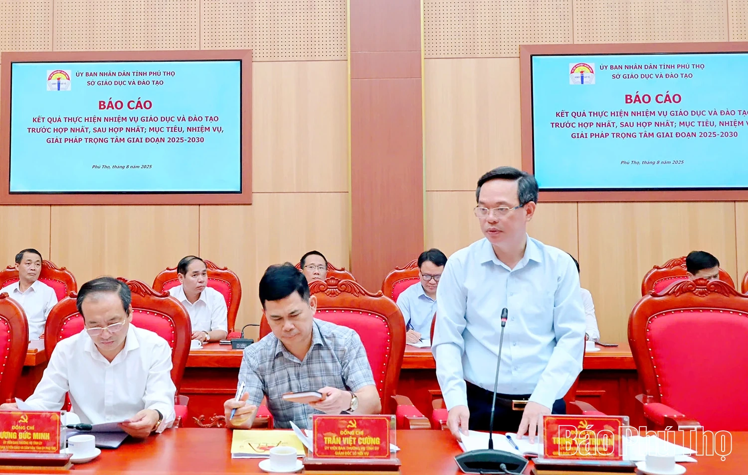 Thường trực Tỉnh ủy làm việc với Sở Giáo dục và Đào tạo