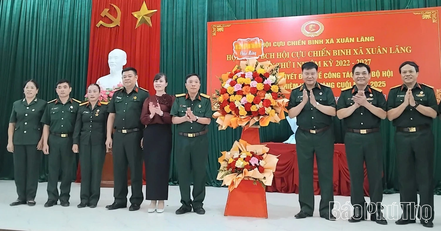 Công bố Quyết định thành lập Hội Cựu chiến binh xã Xuân Lãng