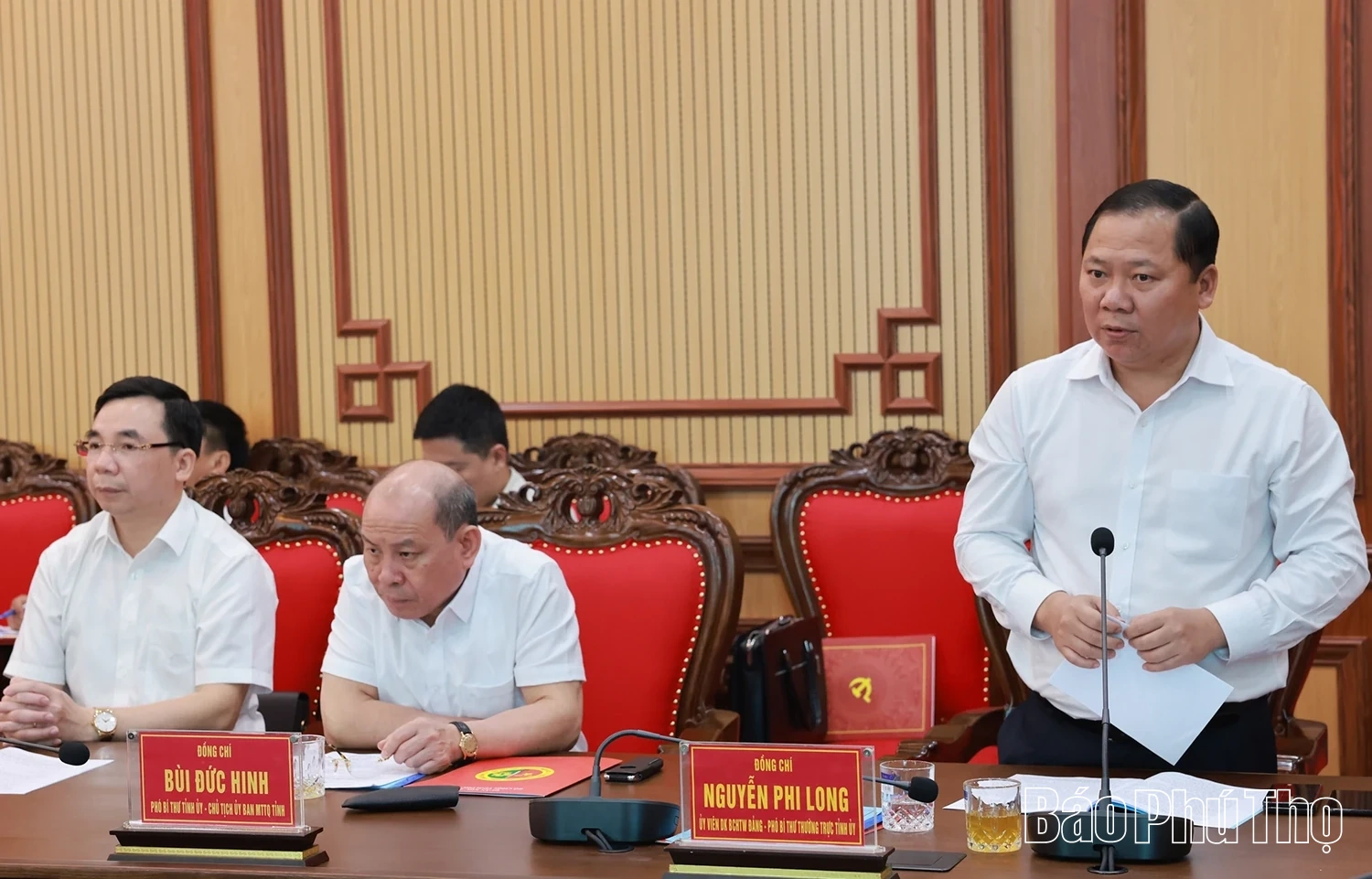 Thường trực Tỉnh ủy làm việc với Đảng ủy quân sự tỉnh