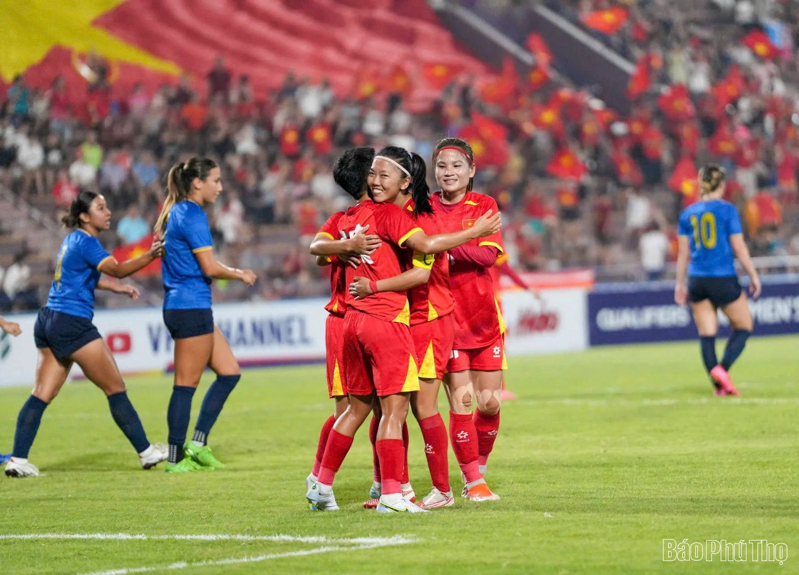 Phu Tho province continues to host two international football tournaments