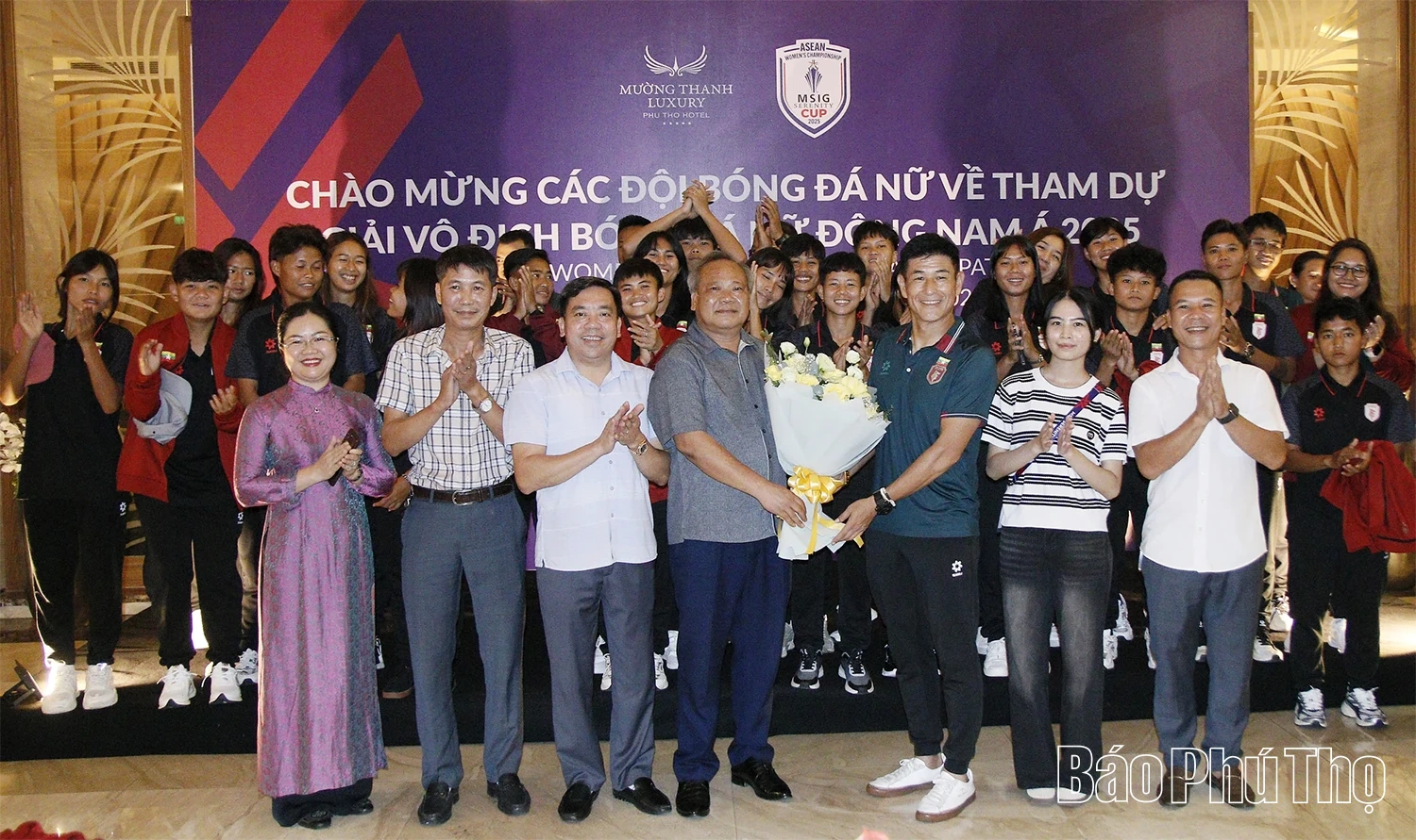 Đội tuyển nữ Myanmar tới Phú Thọ để chuẩn bị cho ASEAN Cup 2025
