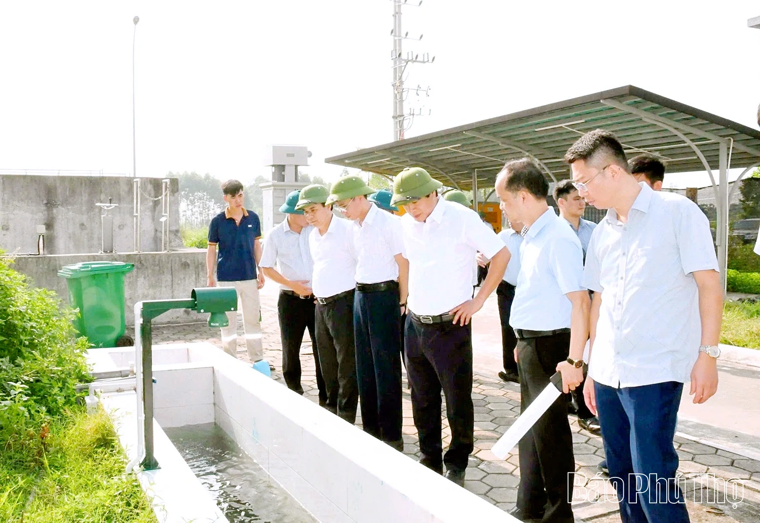 Phó Chủ tịch UBND tỉnh Nguyễn Mạnh Sơn kiểm tra tình hình thực hiện một số dự án đầu tư hạ tầng cụm công nghiệp