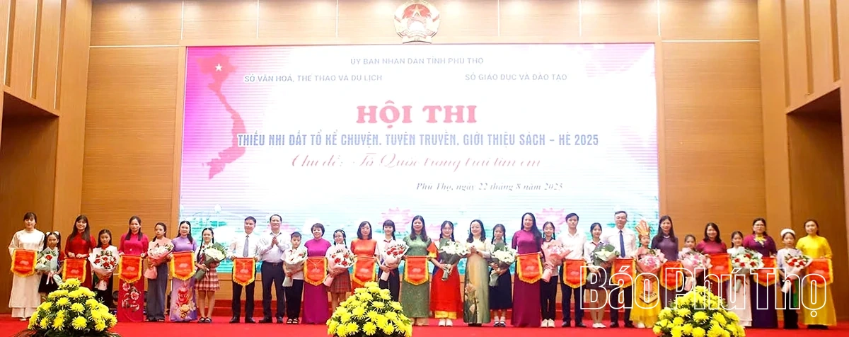 Hội thi “Thiếu nhi Đất Tổ kể chuyện, tuyên truyền, giới thiệu sách - Hè 2025”