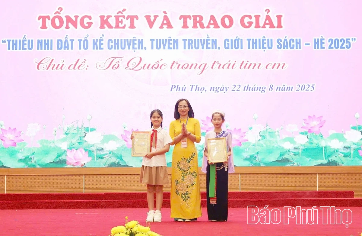 Hội thi “Thiếu nhi Đất Tổ kể chuyện, tuyên truyền, giới thiệu sách - Hè 2025”