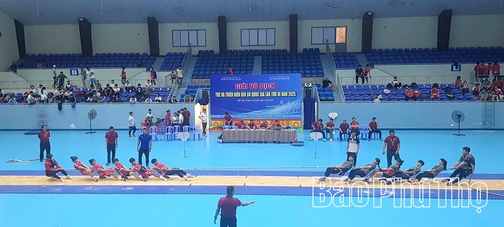 Phú Thọ giành 3 Huy chương Vàng tại Giải vô địch trẻ và thiếu niên Kéo co và Đẩy gậy quốc gia năm 2025