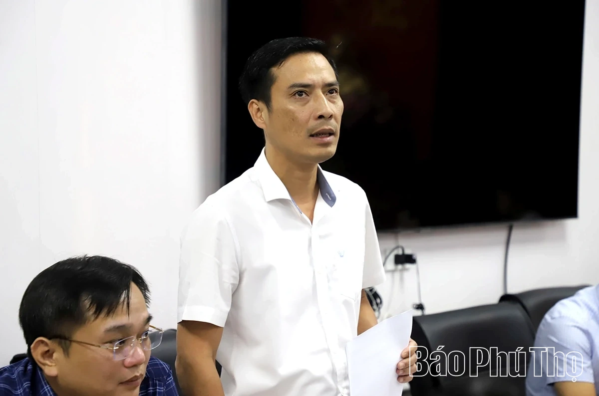 Đoàn công tác Bộ Nông nghiệp và Môi trường làm việc tại Phú Thọ