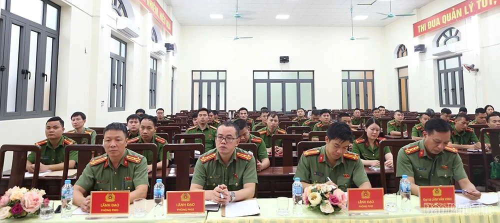 Khai giảng lớp bồi dưỡng tiếng Mường cho cán bộ, chiến sĩ công an tỉnh