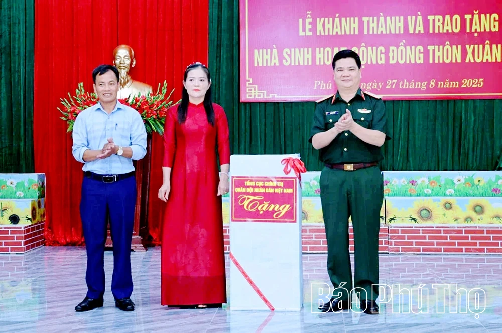 Khánh thành nhà sinh hoạt cộng đồng thôn Xuân Trạch