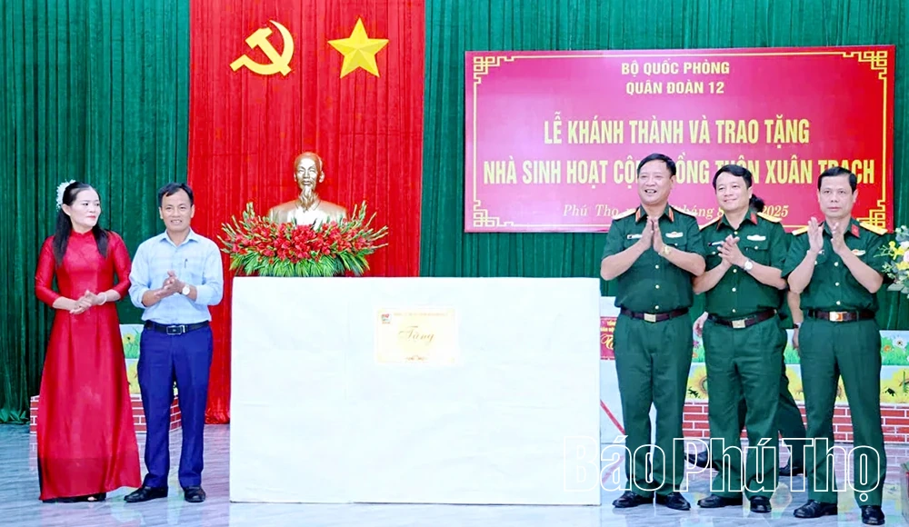 Khánh thành nhà sinh hoạt cộng đồng thôn Xuân Trạch