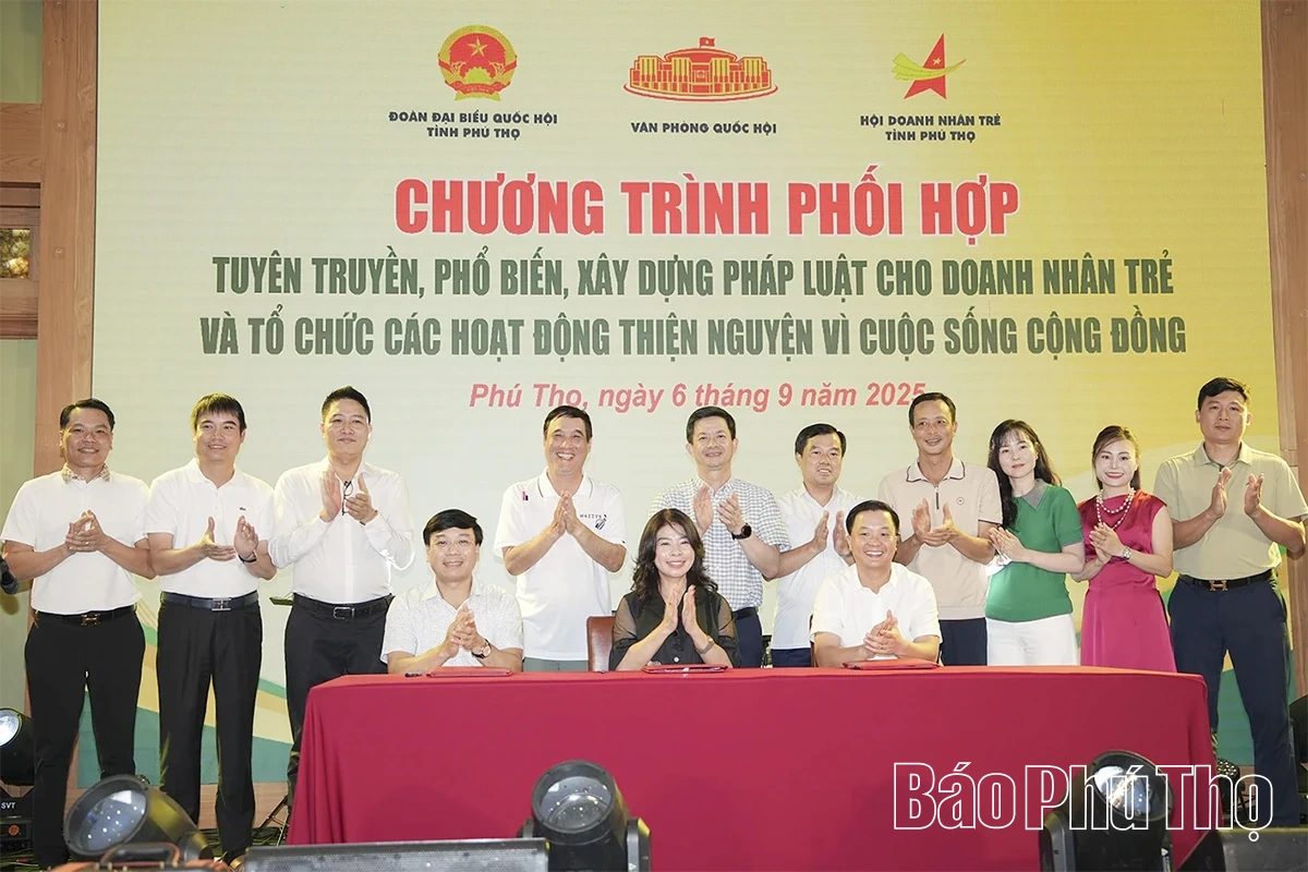 Tuyên truyền, phổ biến, xây dựng pháp luật cho doanh nhân trẻ