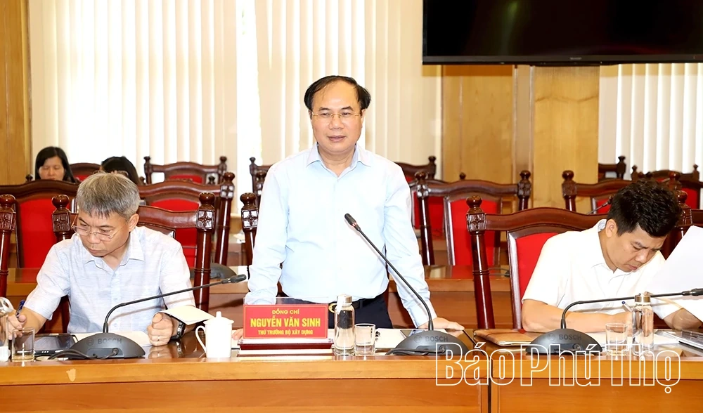 Thứ trưởng Bộ Xây dựng làm việc tại tỉnh về triển khai nhiệm vụ ngành và phát triển nhà ở xã hội