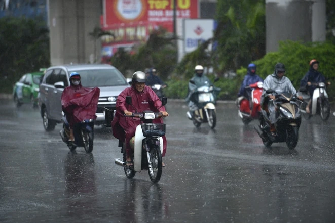 Thời tiết ngày 14/9: Bắc Bộ và Nam Bộ tiếp tục có mưa dông
