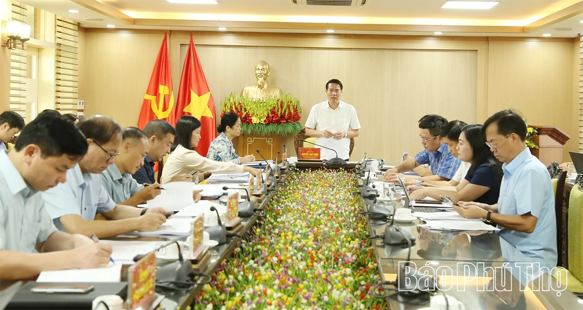 Ban Kinh tế - Ngân sách HĐND tỉnh thẩm tra các dự thảo nghị quyết