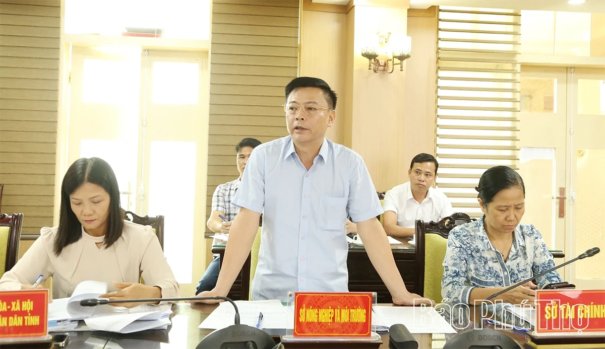 Ban Kinh tế - Ngân sách HĐND tỉnh thẩm tra các dự thảo nghị quyết