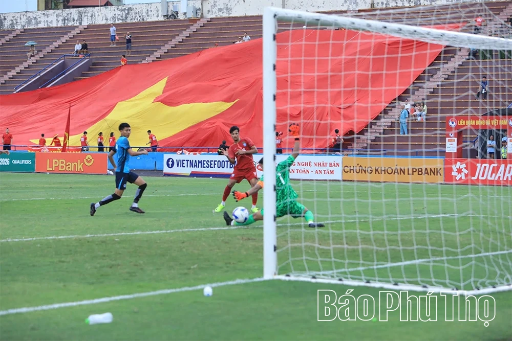 Lượt trận thứ 3 bảng C, vòng loại U23 Châu Á 2026: Mưa bàn thắng trên sân Việt Trì