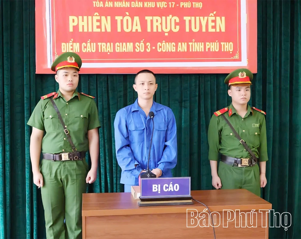 Hai phiên tòa trực tuyến đầu tiên tại Trại Tạm giam số 3 sau khi sáp nhập