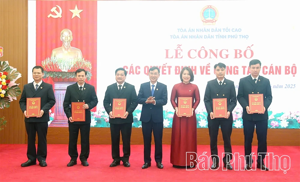 Phát huy truyền thống 80 năm, Tòa án nhân dân tỉnh Phú Thọ vững bước trong giai đoạn mới