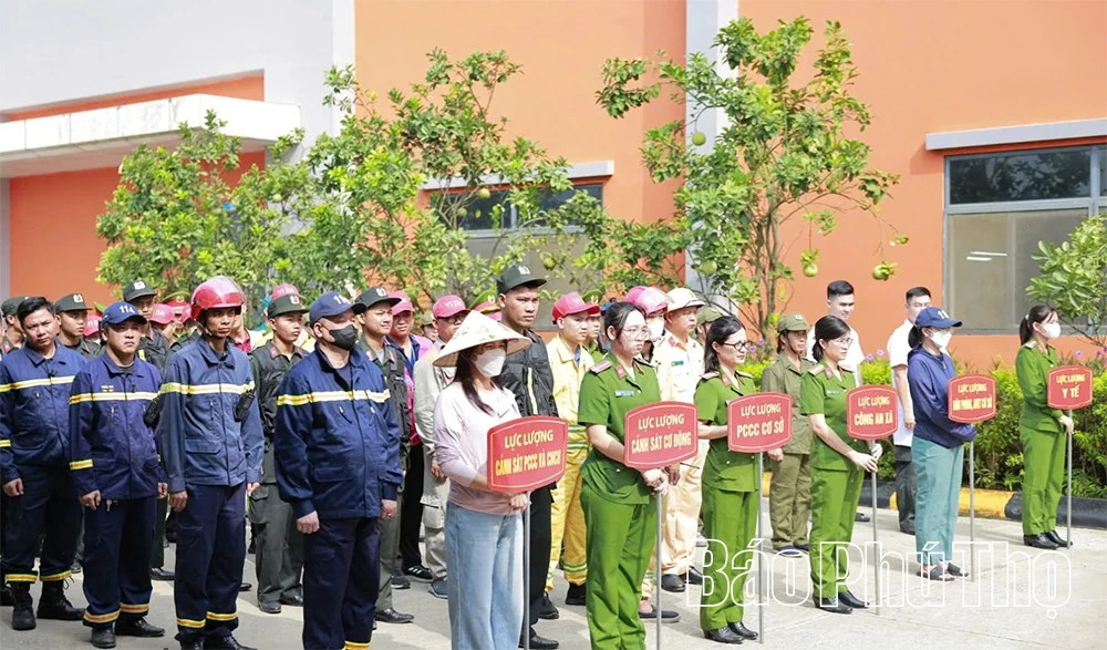 Tổng duyệt diễn tập phương án chữa cháy và cứu nạn, cứu hộ cấp tỉnh năm 2025