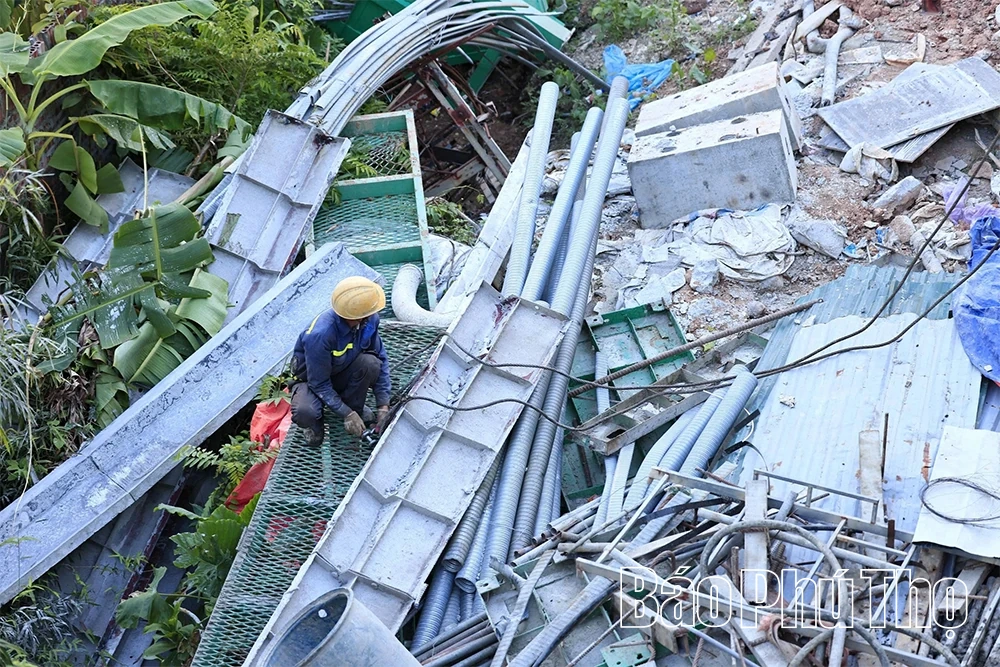 “Đếm ngược” về ngày thông xe cầu Phong Châu