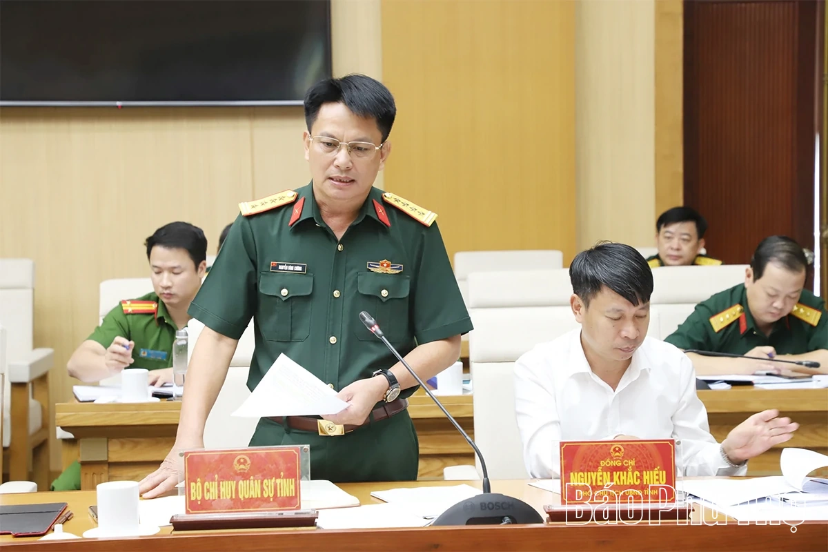 Ban Chỉ huy phòng thủ dân sự tỉnh triển khai nhiệm vụ các tháng cuối năm