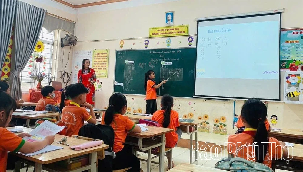 Sáng tạo trong dạy và học ở Trường Tiểu học Đồng Ích