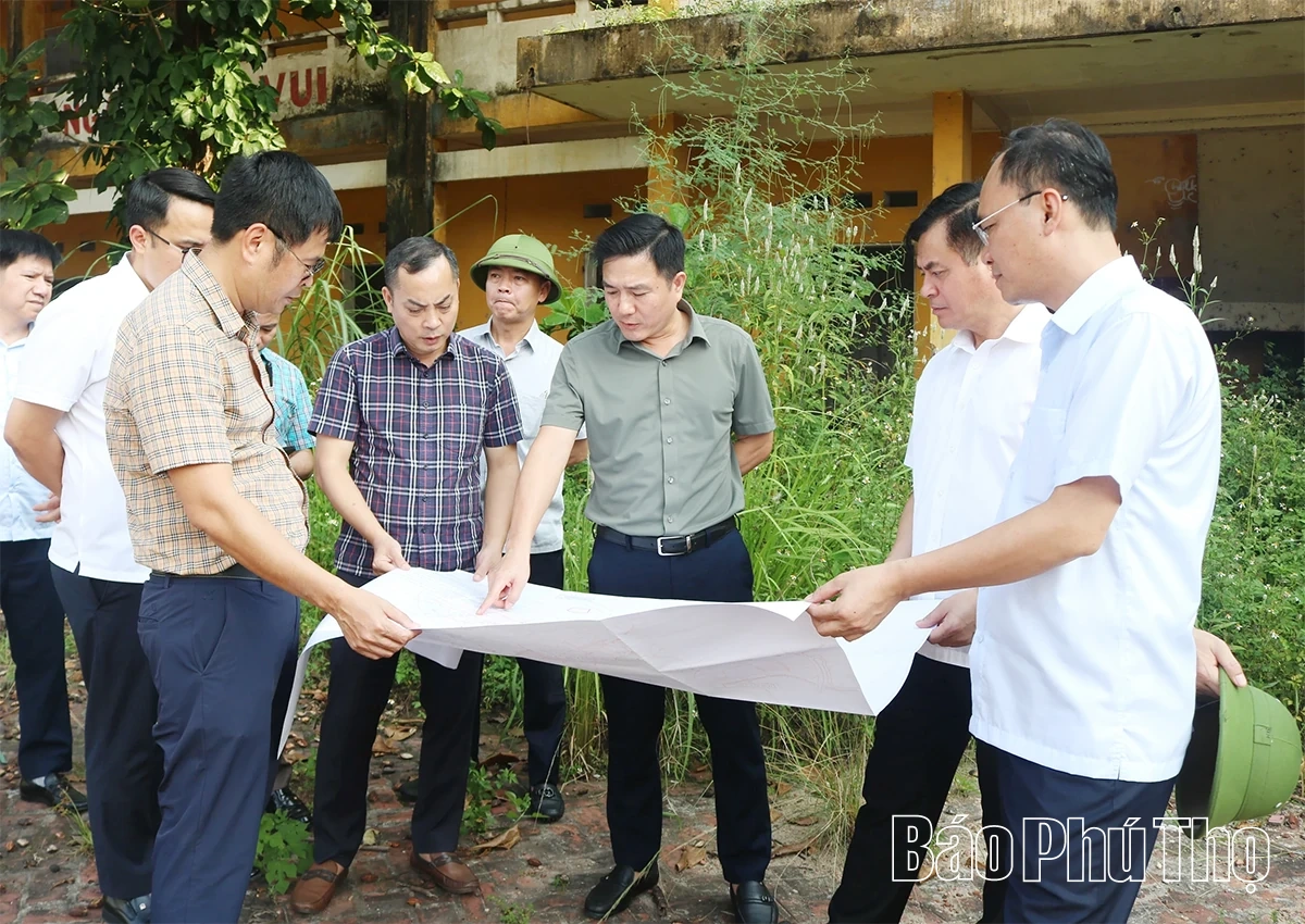 Kiểm tra công tác chuẩn bị khởi công các công trình chào mừng Đại hội Đảng bộ tỉnh và khảo sát vị trí quy hoạch nhà ở xã hội