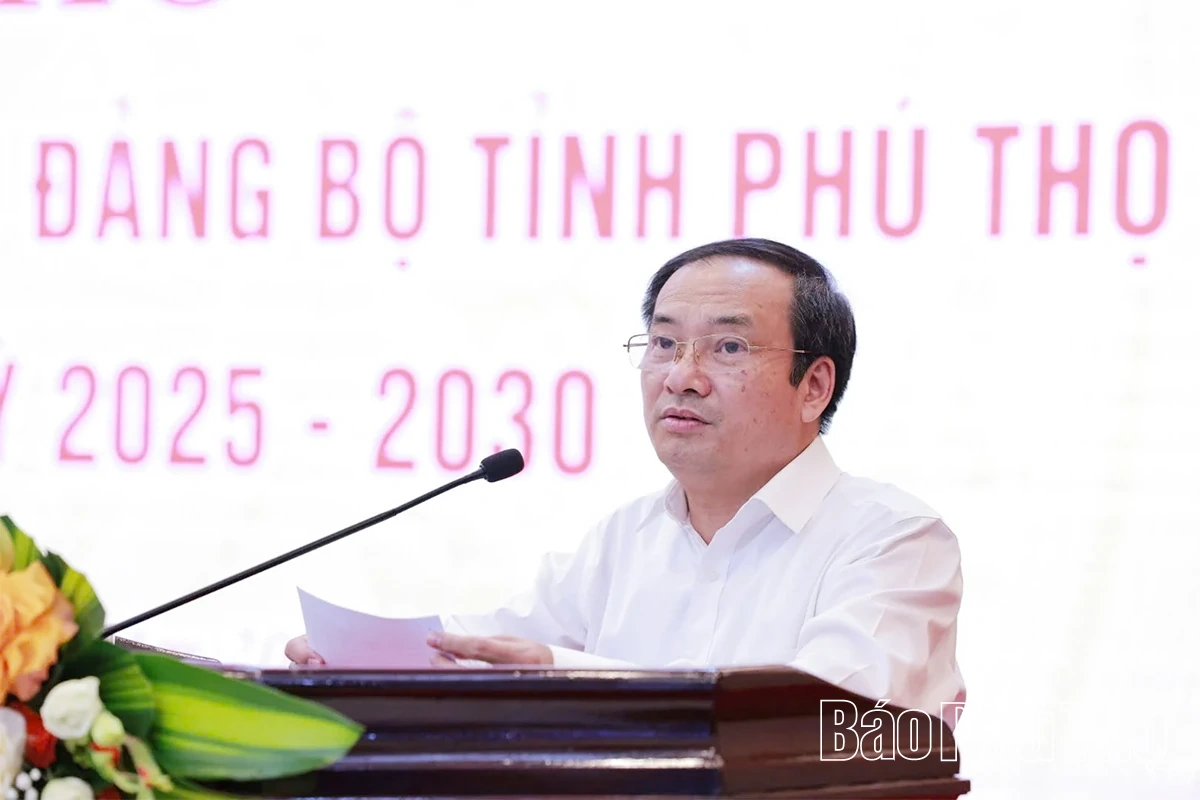Họp báo thông tin về Đại hội đại biểu Đảng bộ tỉnh Phú Thọ lần thứ I, nhiệm kỳ 2025 – 2030