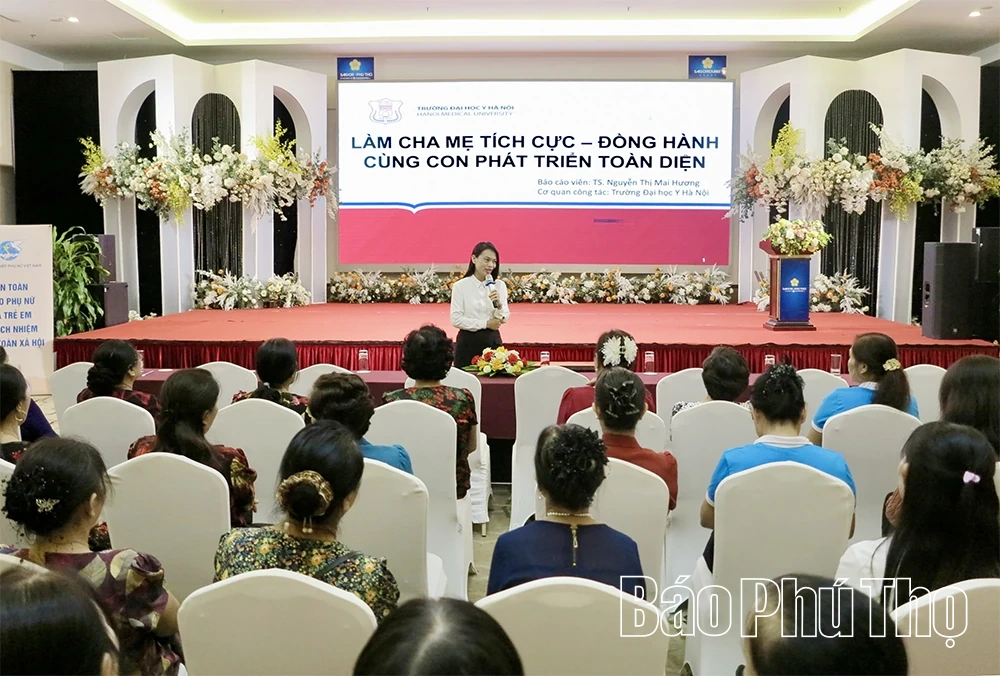 Chương trình làm cha mẹ “Đồng hành yêu thương - Nuôi dưỡng tương lai”