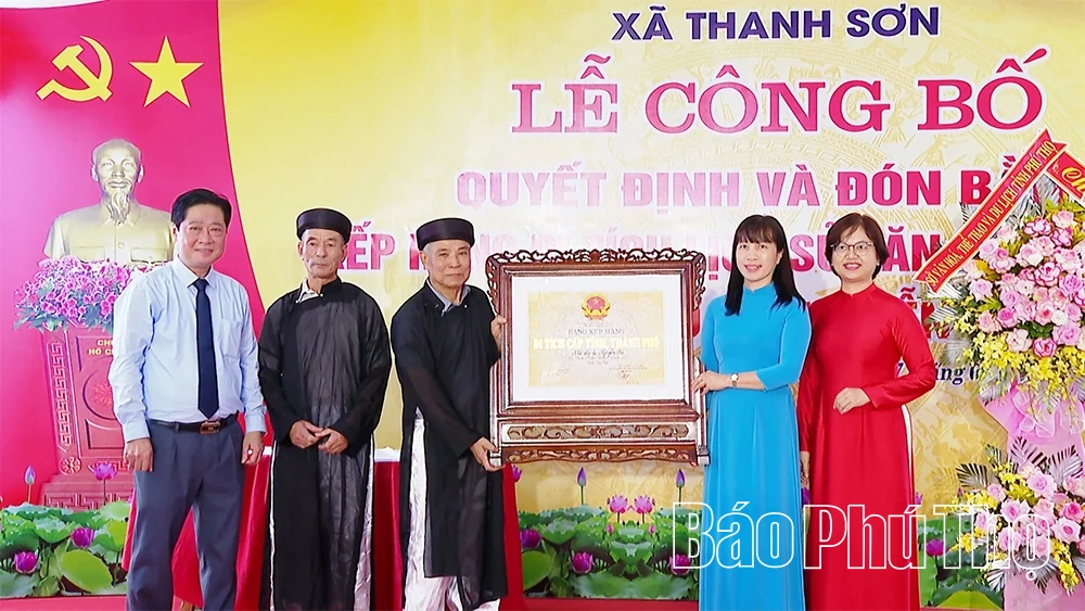 Đón Bằng công nhận DTLS - văn hoá cấp tỉnh Nhà thờ họ Nguyễn Bá