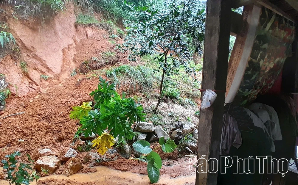 Xã Tân Mai di dời khẩn cấp 36 hộ dân nằm trong vùng nguy cơ sạt lở và ảnh hưởng của lũ bão