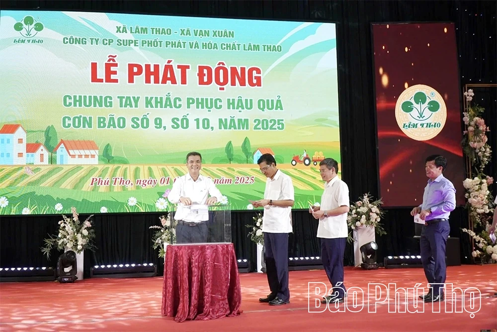 Chung tay khắc phục hậu quả cơn bão số 9, số 10