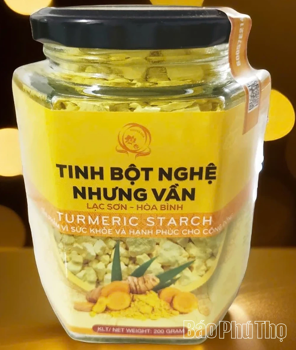 Tinh bột nghệ Nhưng Vần - Từ xứ Mường vươn ra thế giới