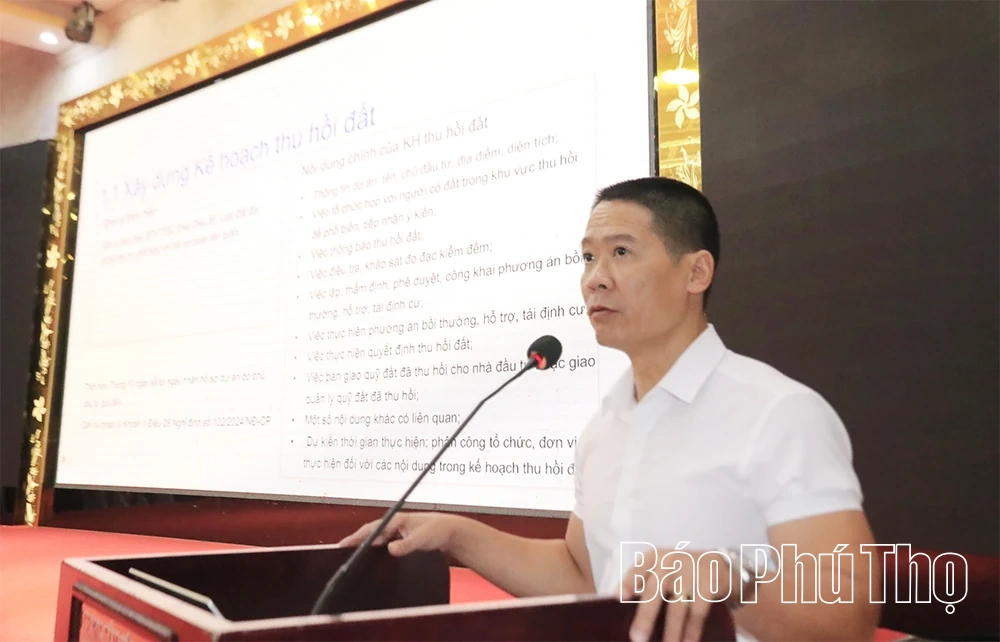 Hội nghị bồi dưỡng chuyên môn, tháo gỡ khó khăn, vướng mắc lĩnh vực đất đai