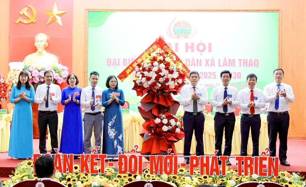 Đại hội Đại biểu Hội Nông dân xã Lâm Thao lần thứ I, nhiệm kỳ 2025-2030