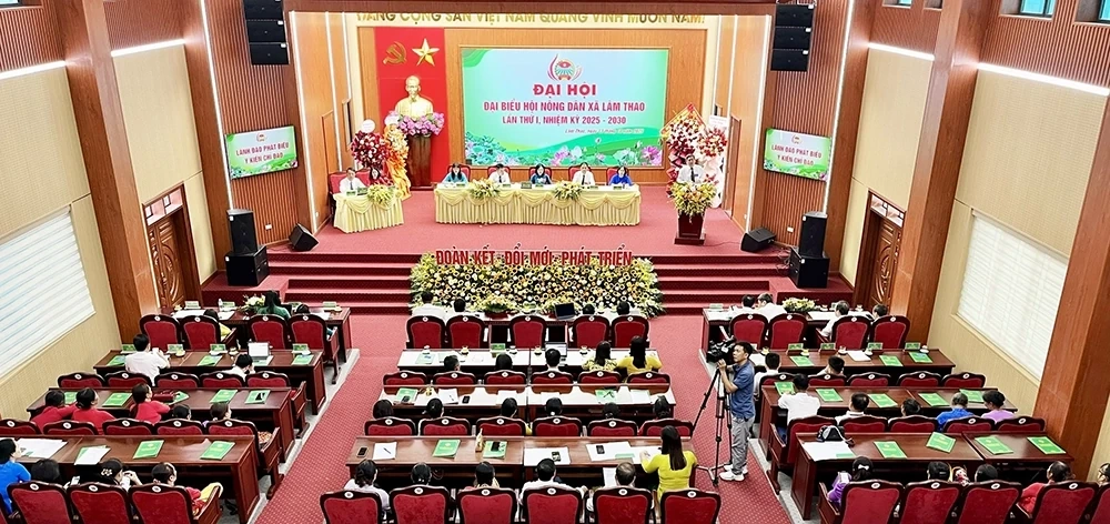 Đại hội Đại biểu Hội Nông dân xã Lâm Thao lần thứ I, nhiệm kỳ 2025-2030