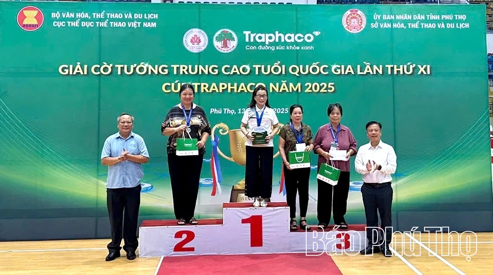 Bế mạc Giải Cờ tướng trung, cao tuổi toàn quốc lần thứ XI Cúp Traphaco