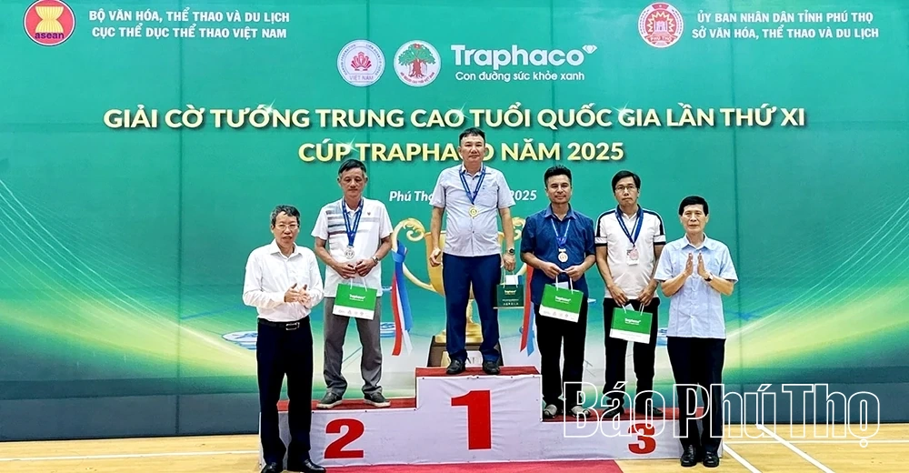 Bế mạc Giải Cờ tướng trung, cao tuổi toàn quốc lần thứ XI Cúp Traphaco