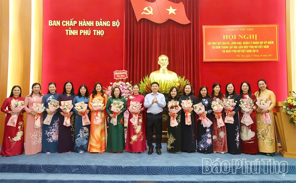 Gặp mặt nữ lãnh đạo quản lý nhân dịp Kỷ niệm 95 năm ngày thành lập Hội LHPN Việt Nam