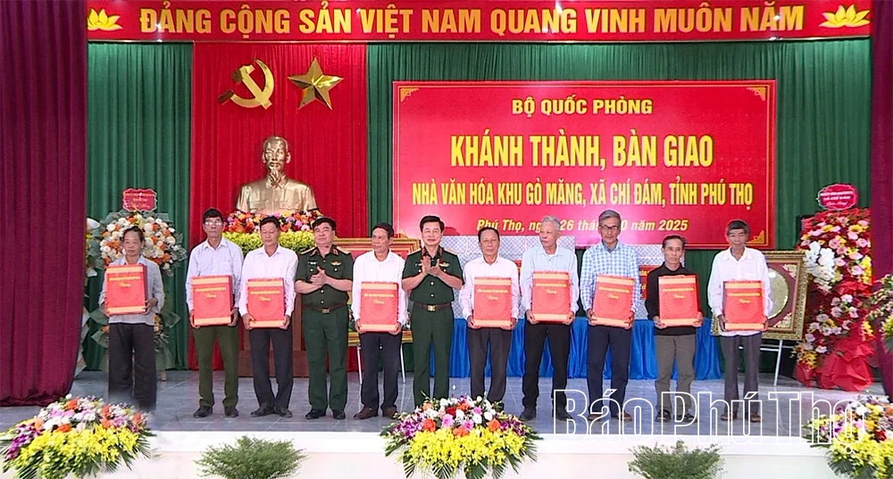 Khánh thành Nhà văn hóa khu Gò Măng