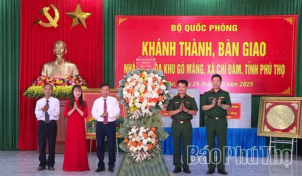 Khánh thành Nhà văn hóa khu Gò Măng