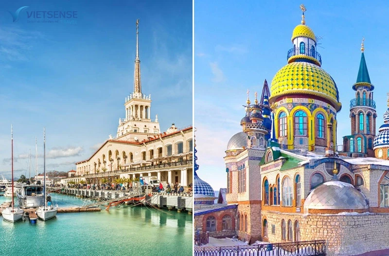 Khám phá những điểm đến nổi tiếng của nước Nga