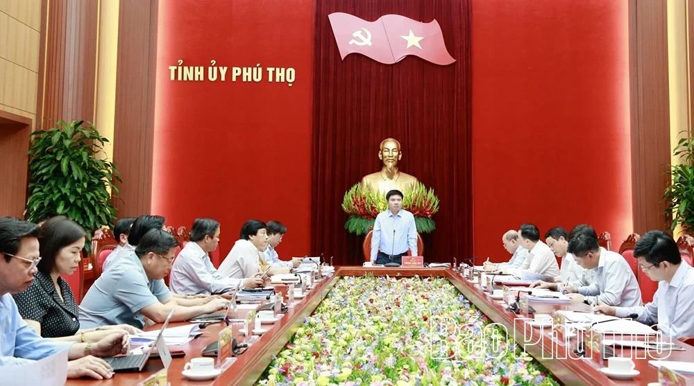 Thường trực Tỉnh ủy họp cho ý kiến một số nội dung quan trọng