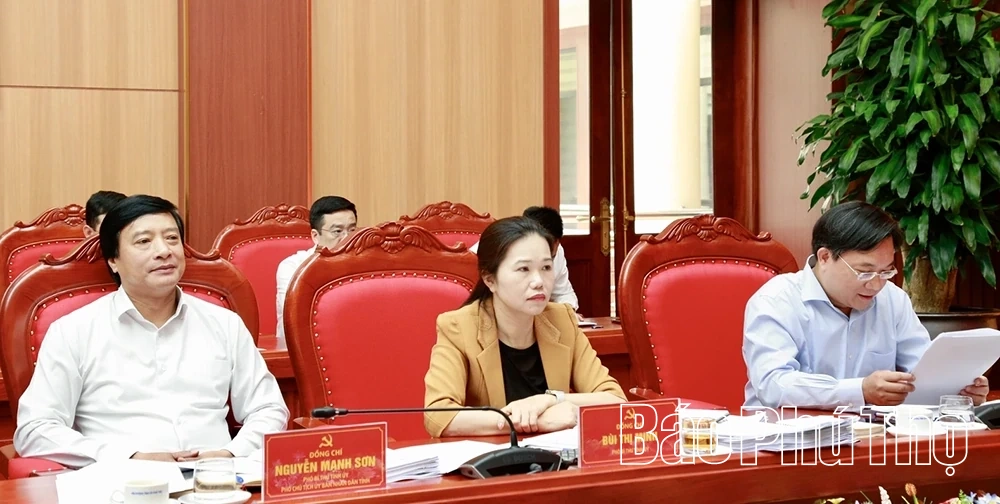Thường trực Tỉnh ủy họp cho ý kiến một số nội dung quan trọng