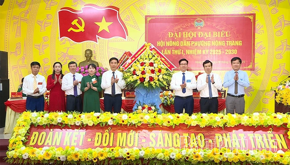 Đại hội đại biểu Hội Nông dân phường Nông Trang lần thứ I, nhiệm kỳ 2025-2030